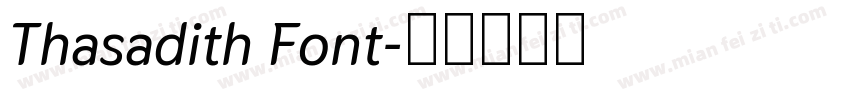 Thasadith Font字体转换